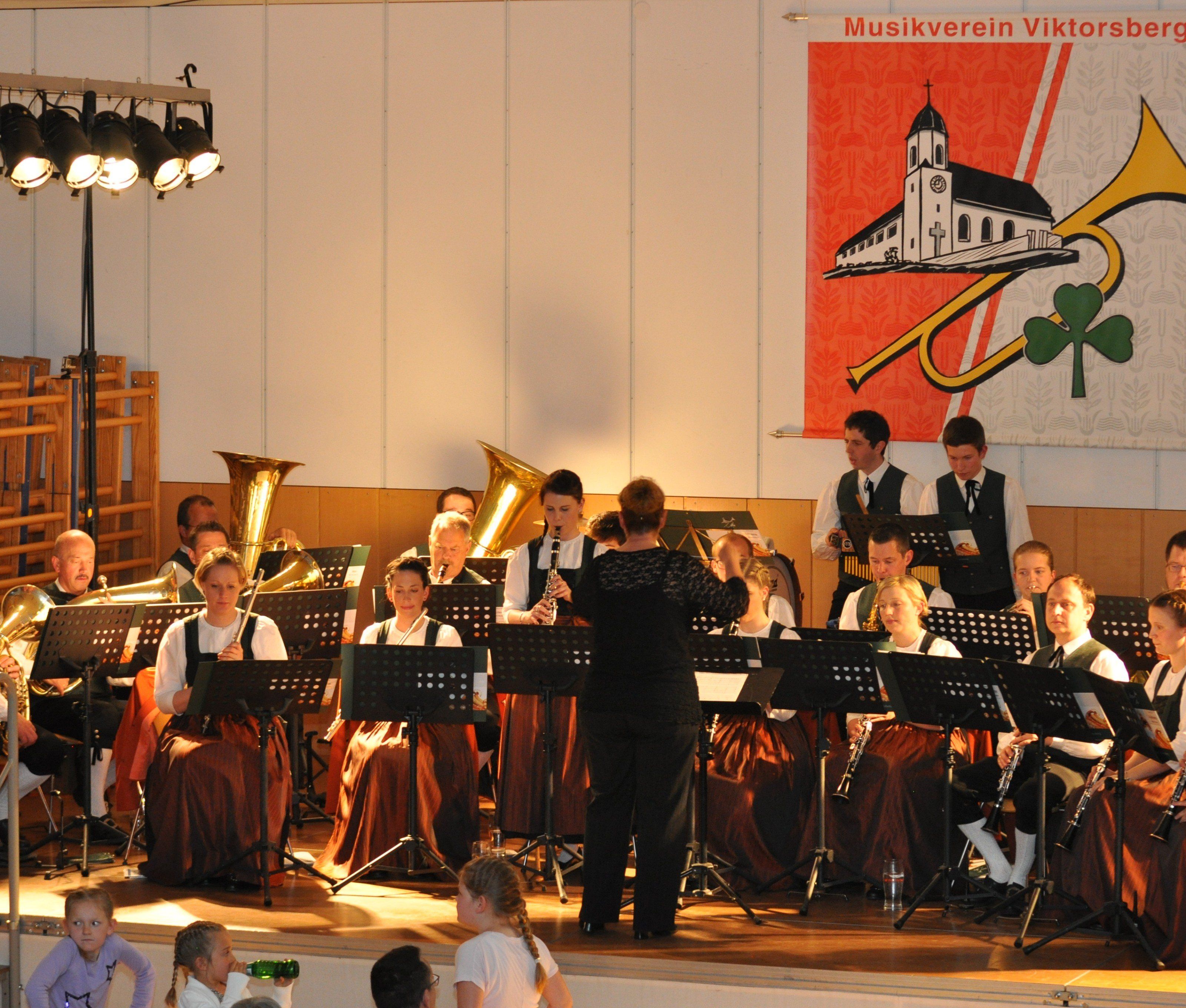 Volles Haus und gute Stimmung  beim Jubiläumskonzert des Musikvereines Viktorsberg