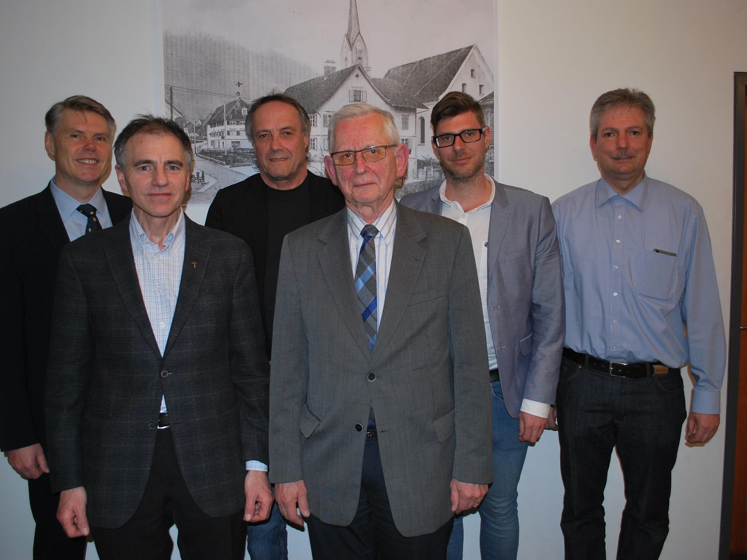 Werner Matt, Gerold Reichart, Peter Alge, Klaus Fohgrub, Michael Fliri, Gerald Bischof
