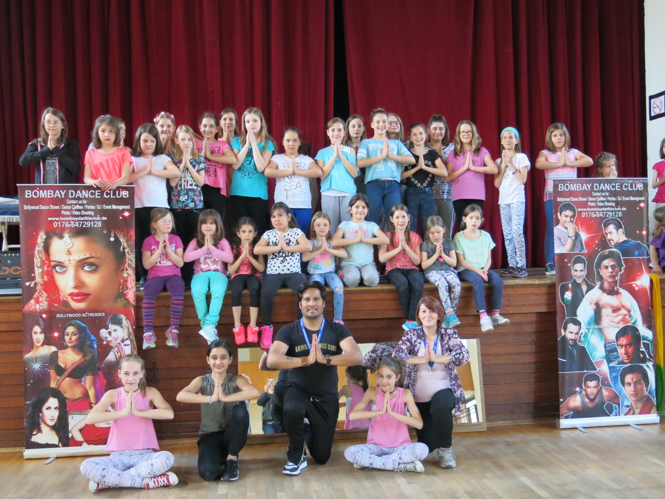 Die Kinder hatten jede Menge Spaß beim Bollywood-Workshop