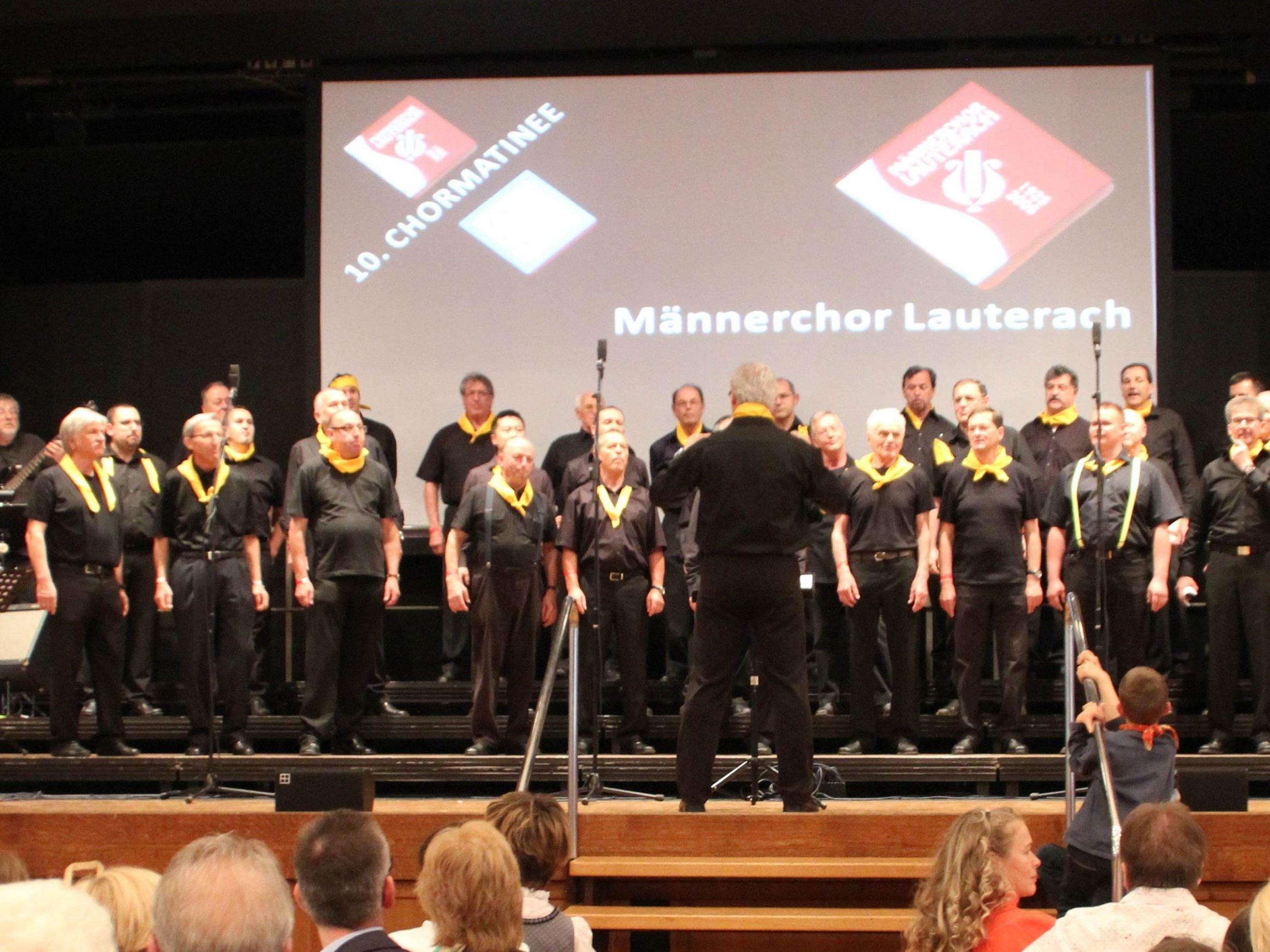 Männerchor Lauterach beim 10. Chor Matinee 2013