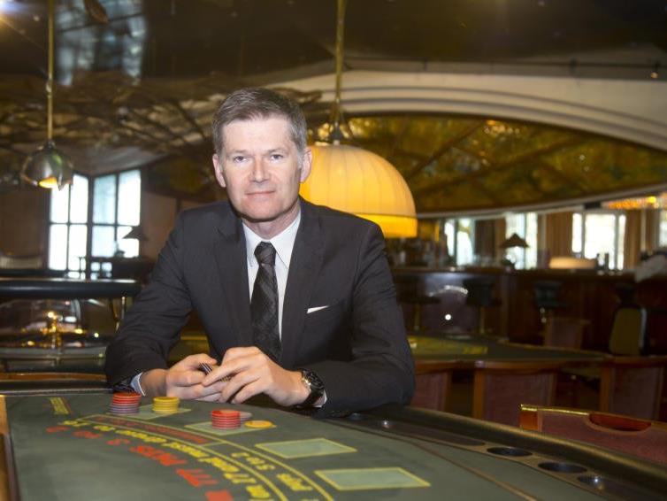 Casino-Direktor Bernhard Moosbrugger freut sich über ein erfolgreiches Geschäftsjahr