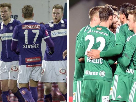 Die Austria und Rapid wollen endlich wieder siegen. Die Austria und Rapid wollen endlich wieder siegen.