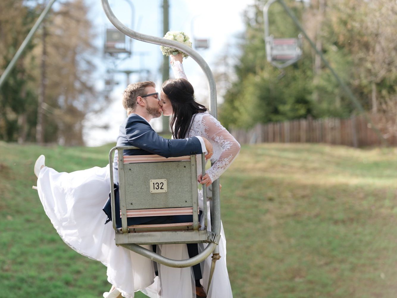 Anna Fenninger und MIchael Veith haben sich das Jawort gegeben. Anna Fenninger und MIchael Veith haben sich das Jawort gegeben.