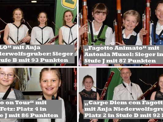 Herausragende Leistungen der jungen Musikanten Herausragende Leistungen der jungen Musikanten