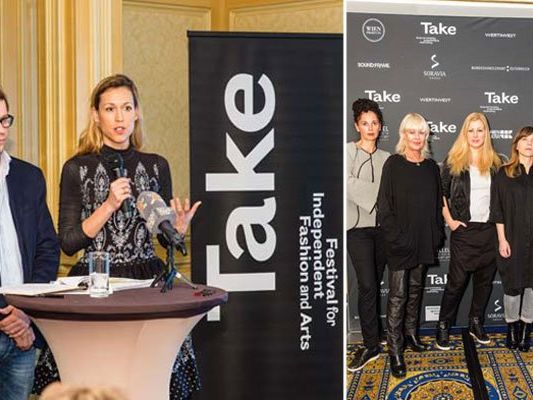 Bei der Vorstellung des neuen Take Festivals. Bei der Vorstellung des neuen Take Festivals.