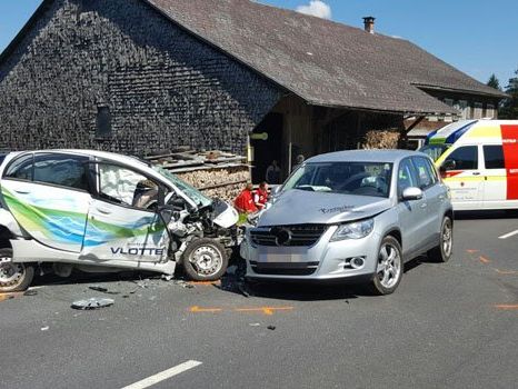 Am Mittwochnachmittag ereignete sich in Alberschwennde ein Verkehrsunfall.