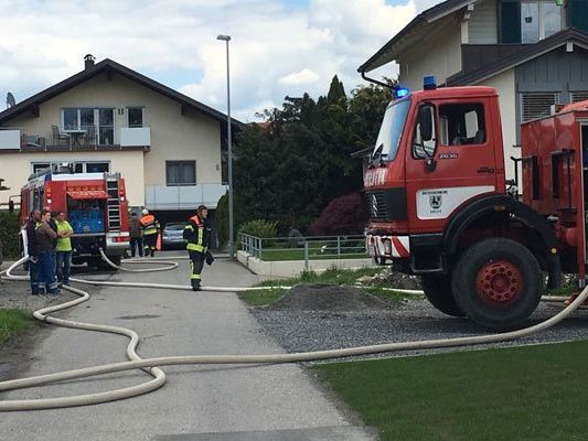 Feuerwehr im Großeinsatz. Feuerwehr im Großeinsatz.