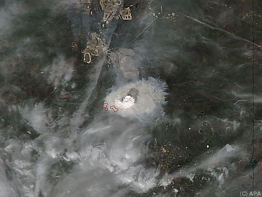 Waldbrände vom Satelliten aus zu sehen