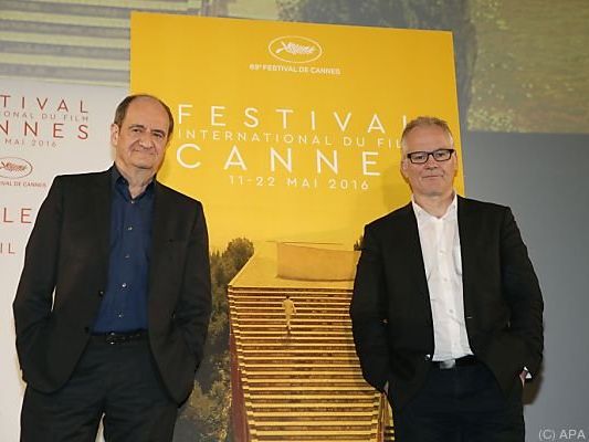 Thierry Fremaux (rechts) freut sich schon auf das Filmfestival Thierry Fremaux (rechts) freut sich schon auf das Filmfestival