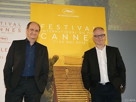 Thierry Fremaux (rechts) freut sich schon auf das Filmfestival
