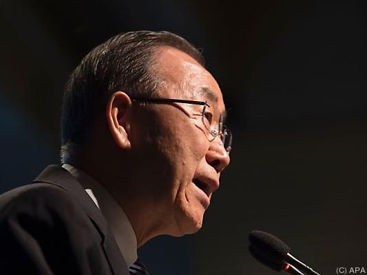 Ban Ki-moon kündigte den Umsiedlungsplan an