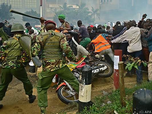 Oppositionsproteste in Kenia