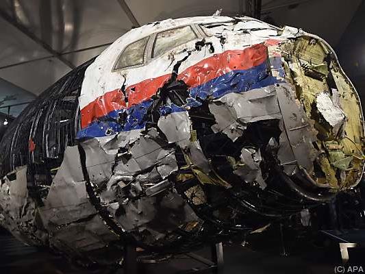 Das Wrack der MH17