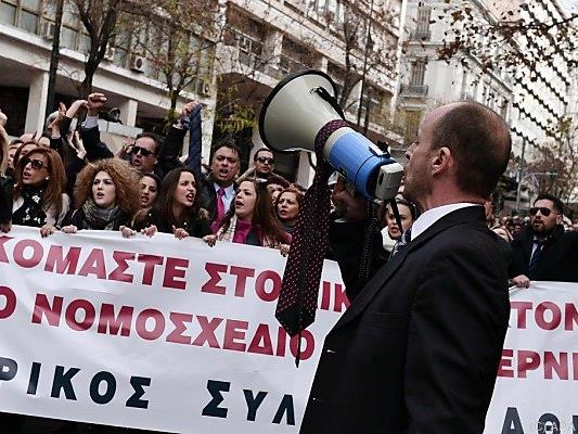 Streik der Anwälte in Athen