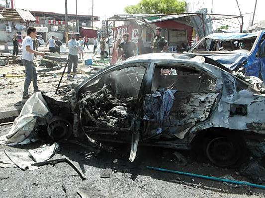 Sieben Autobomben wurden gezündet