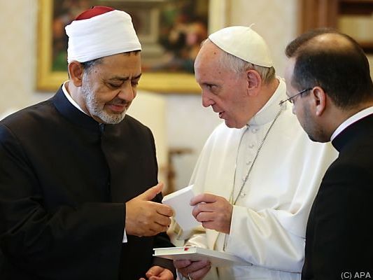 Private Audienz des Imams mit dem Papst Private Audienz des Imams mit dem Papst