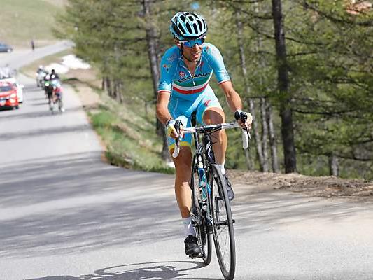 Vincenzo Nibali bei der 20. Etappe über den Colle della Lombarda