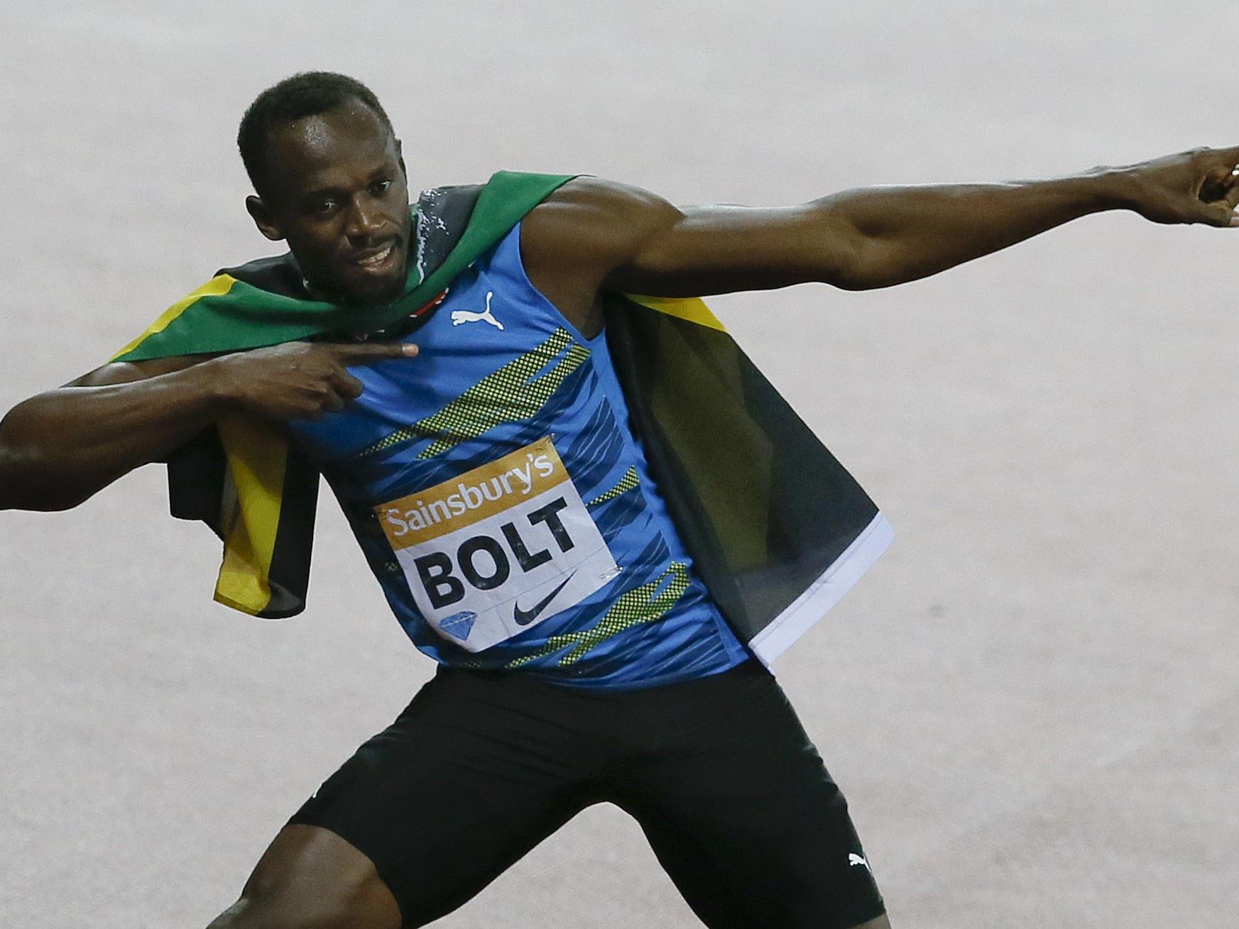 Der Jamaikaner Usain Bolt.
