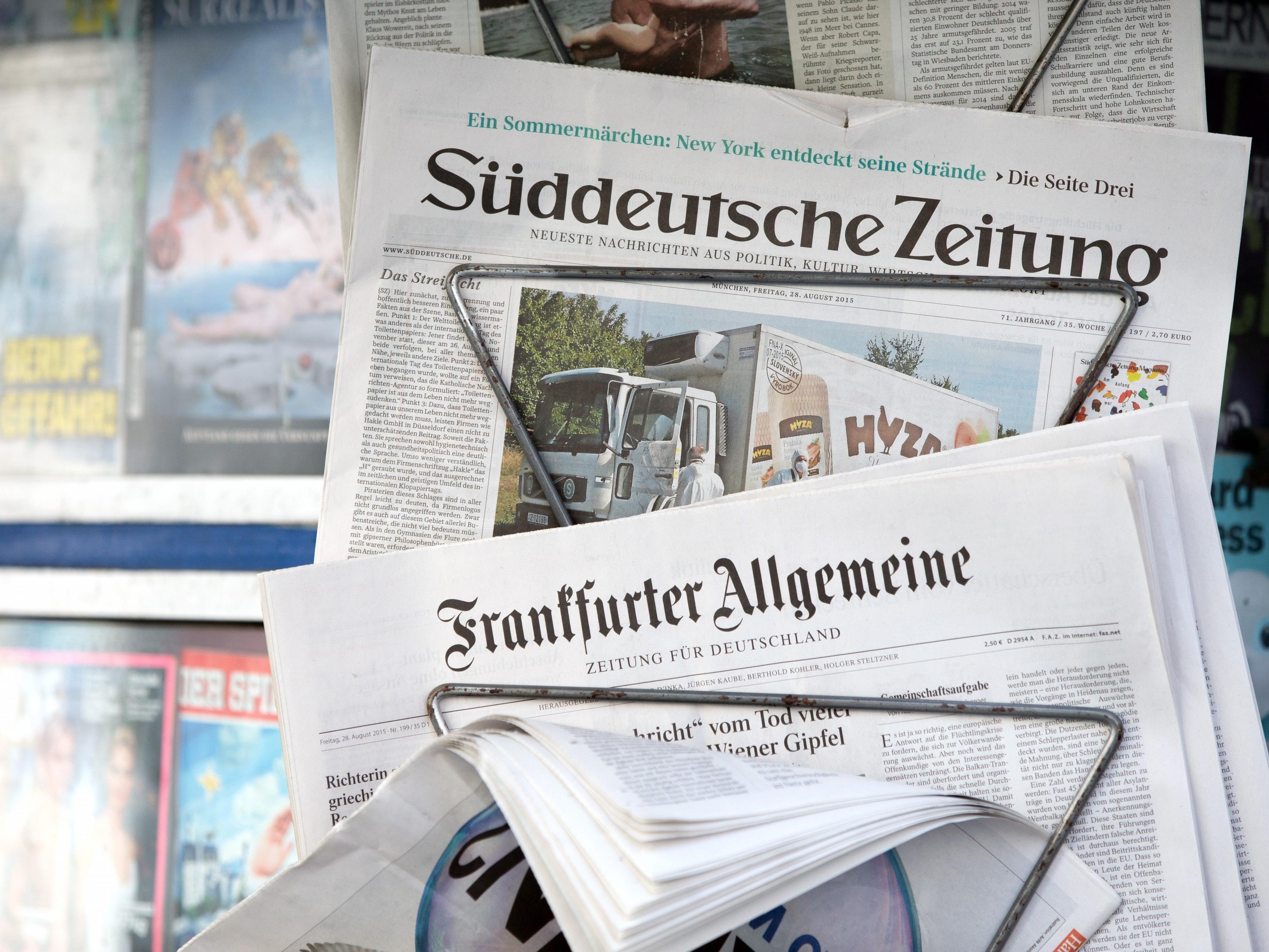Die Mehrzahl der deutschen Bevölkerung hält die Nachrichtenmedien für gelenkt (Symbolbild)