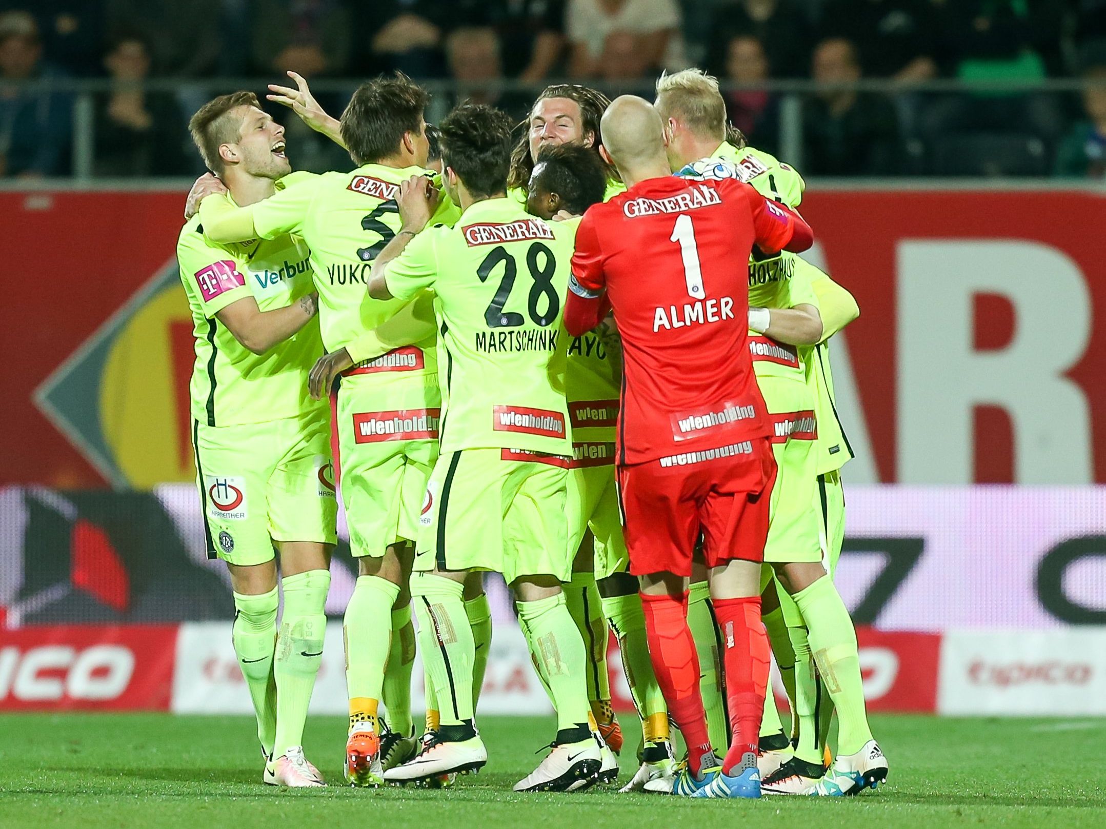 Heuer spielte die Austria auswärts in Limette. Heuer spielte die Austria auswärts in Limette.