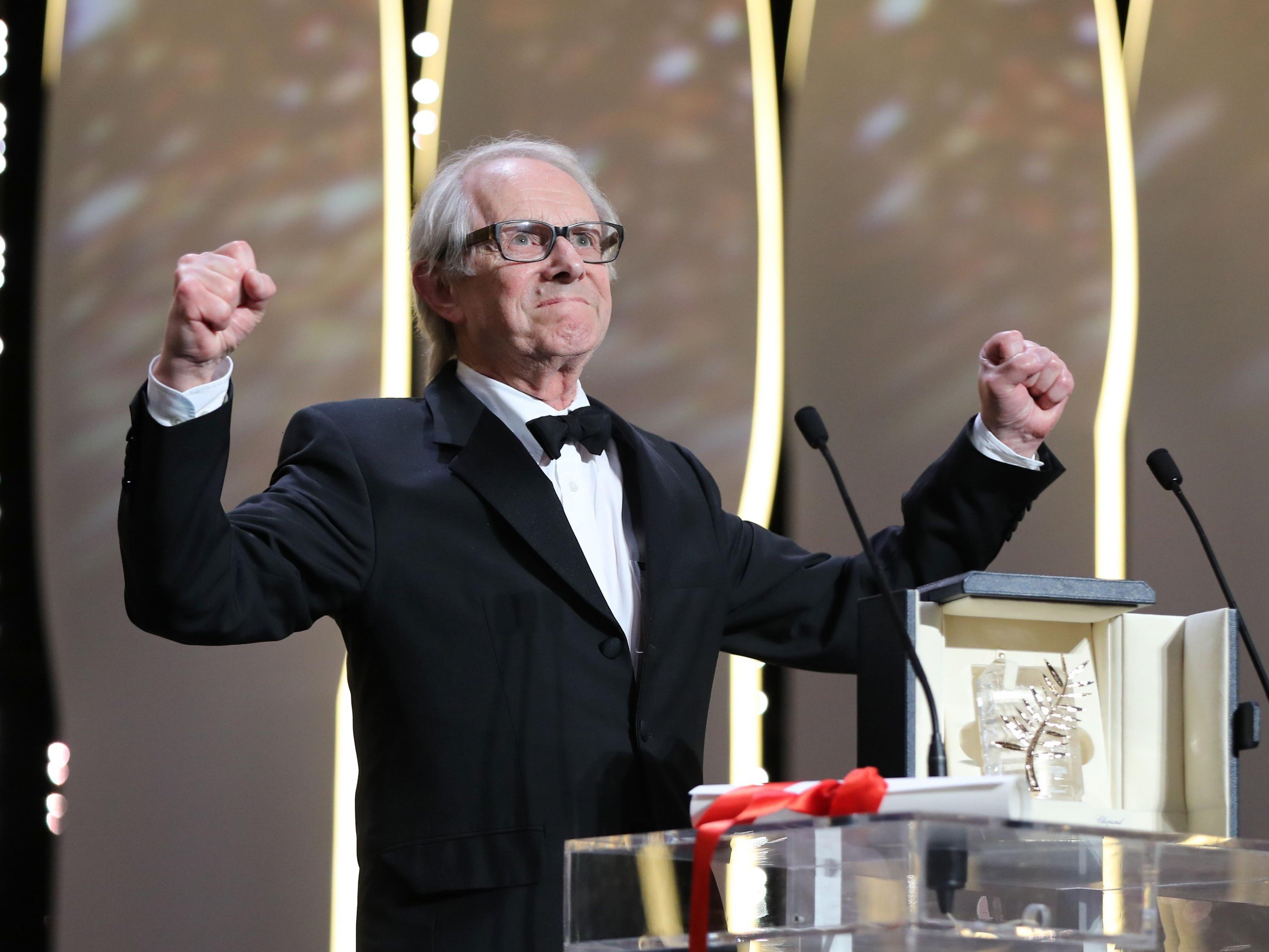 Ken Loach gewinnt die goldene Palme in Cannes. Ken Loach gewinnt die goldene Palme in Cannes.