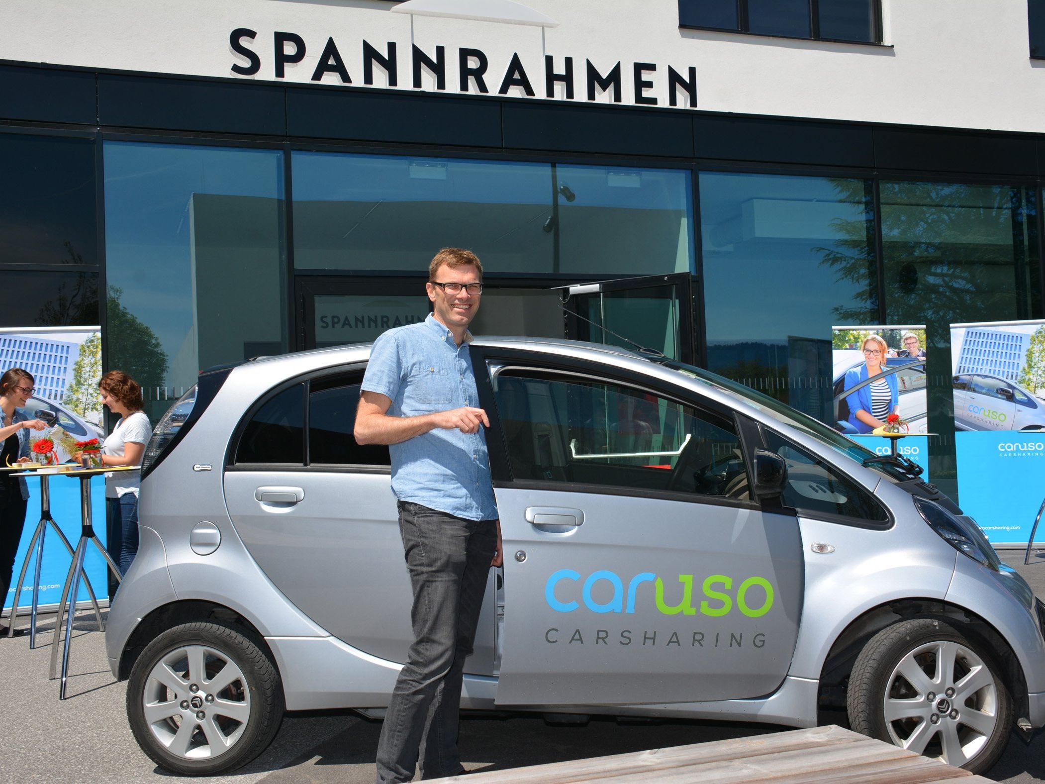 Mobilitätsmanager Christian Steger-Vonmetz präsentierte das Caruso-Carsharing-Modell. Mobilitätsmanager Christian Steger-Vonmetz präsentierte das Caruso-Carsharing-Modell.