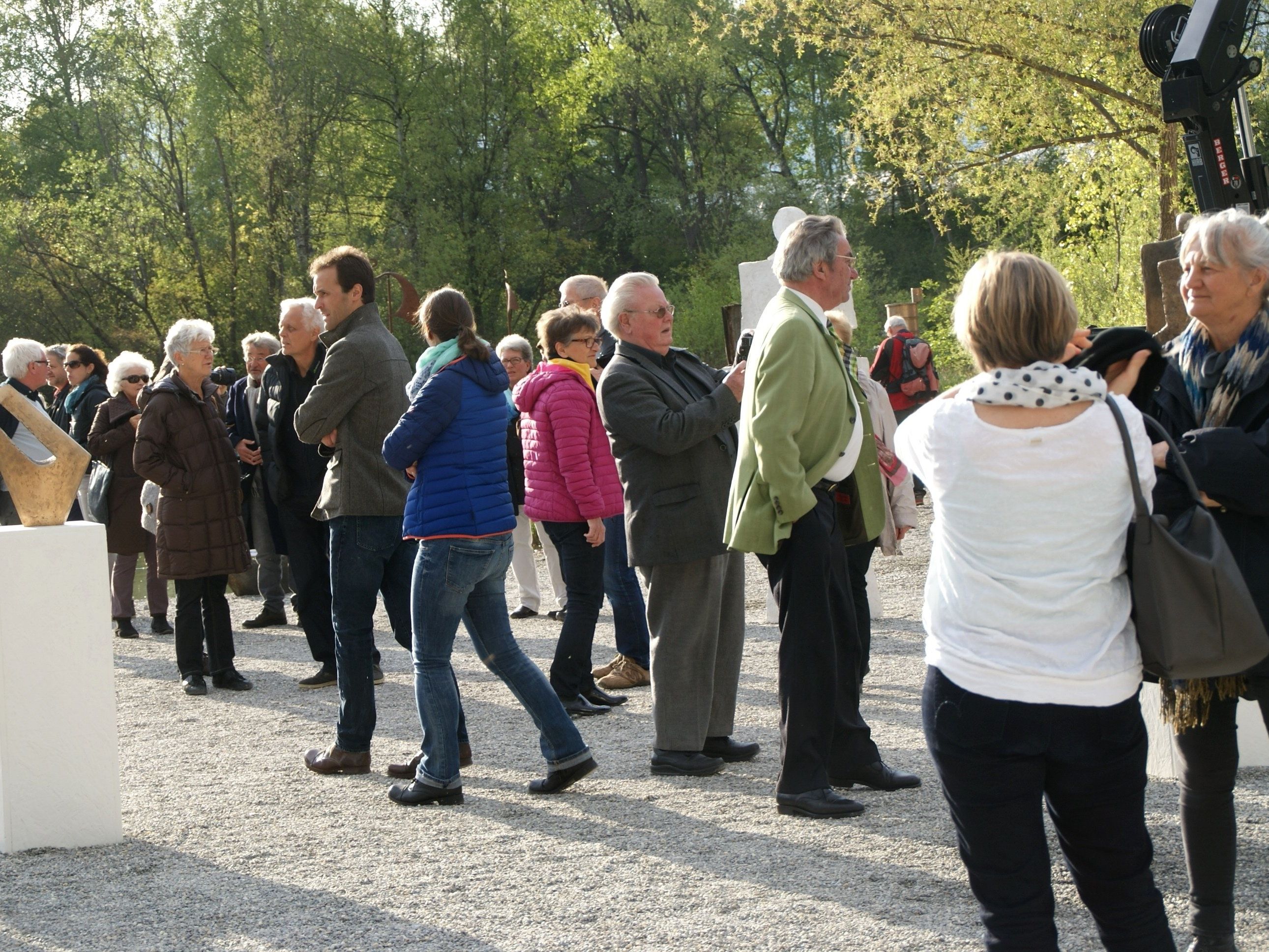 Die Skulpturen fanden großen Anklang beim Publikum Die Skulpturen fanden großen Anklang beim Publikum