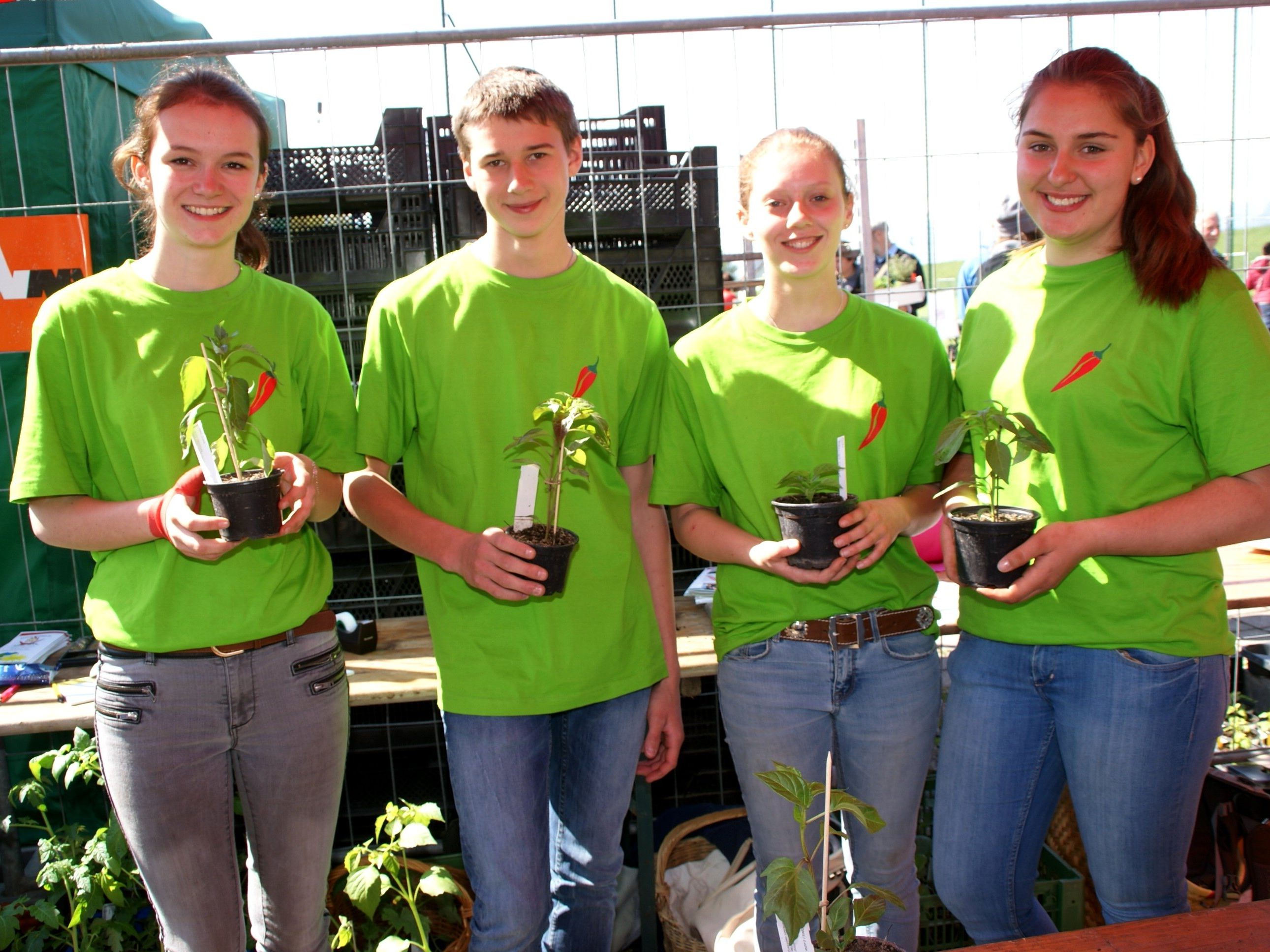 v.li. Bianca, Martin, Elena und Selina vom BSBZ Hohenems v.li. Bianca, Martin, Elena und Selina vom BSBZ Hohenems