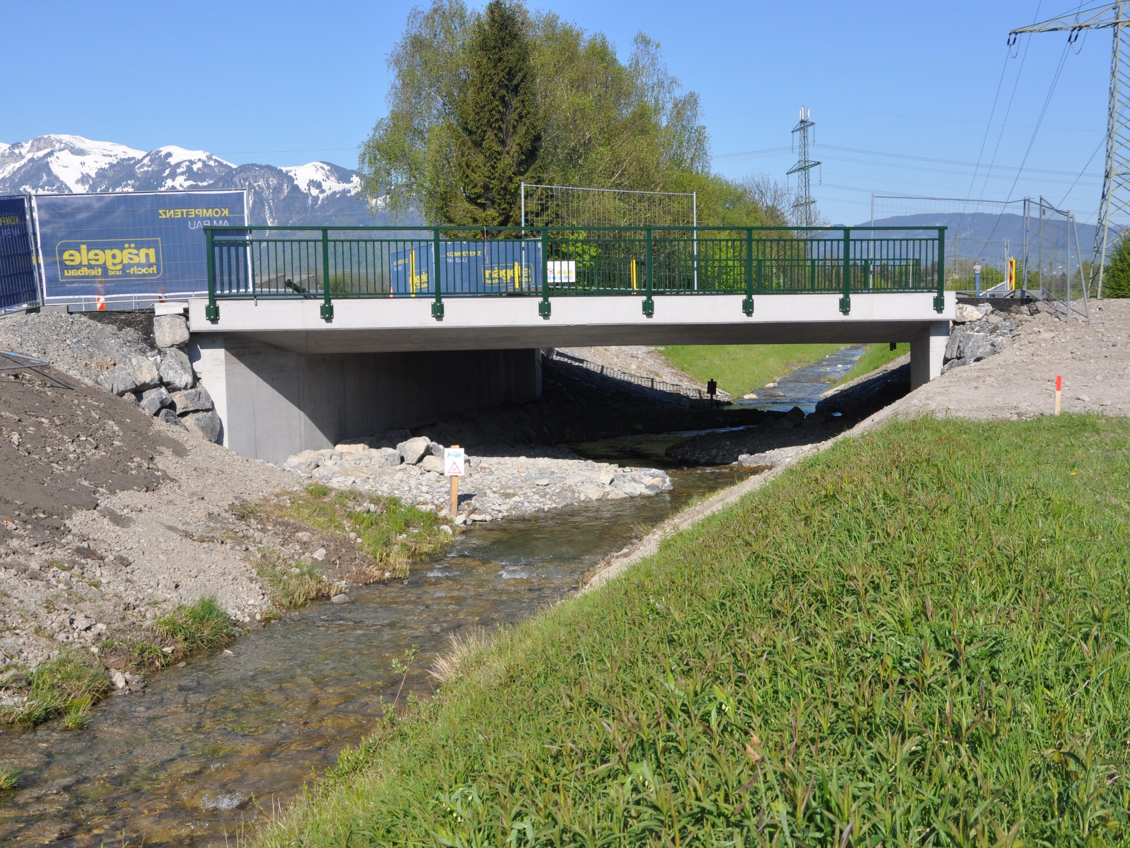 Die Baustelle an der Ratzbachbrücke wird Ende der Woche abgeschlossen.