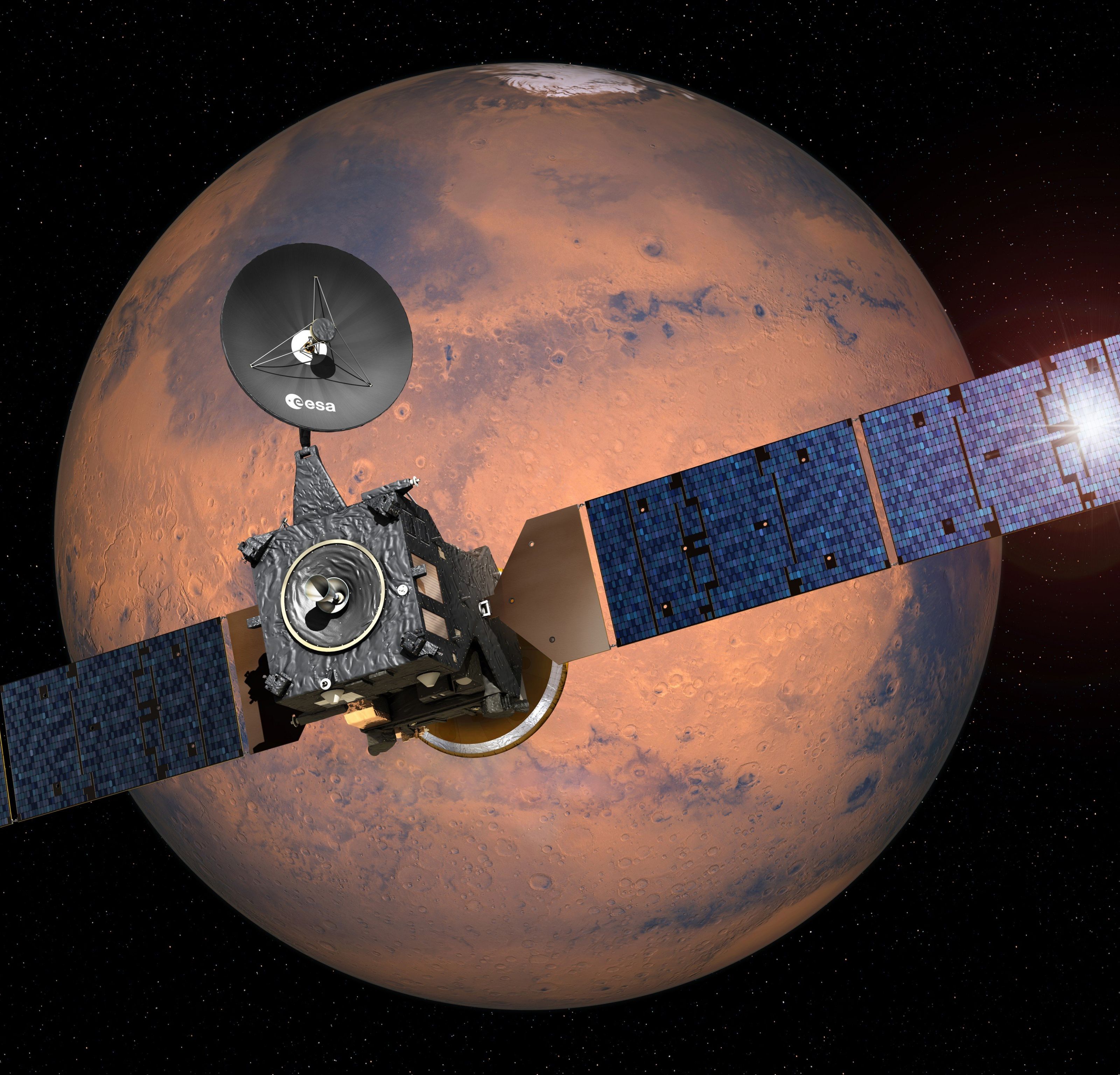 Die Mission ExoMars Teil 2 wurde auf 2020 verschoben. Die Mission ExoMars Teil 2 wurde auf 2020 verschoben.