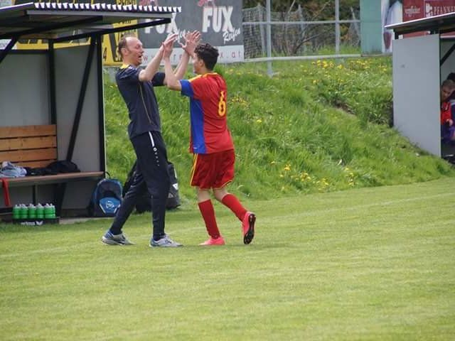 Trainer Bertel und Kevin Marinkovic Trainer Bertel und Kevin Marinkovic