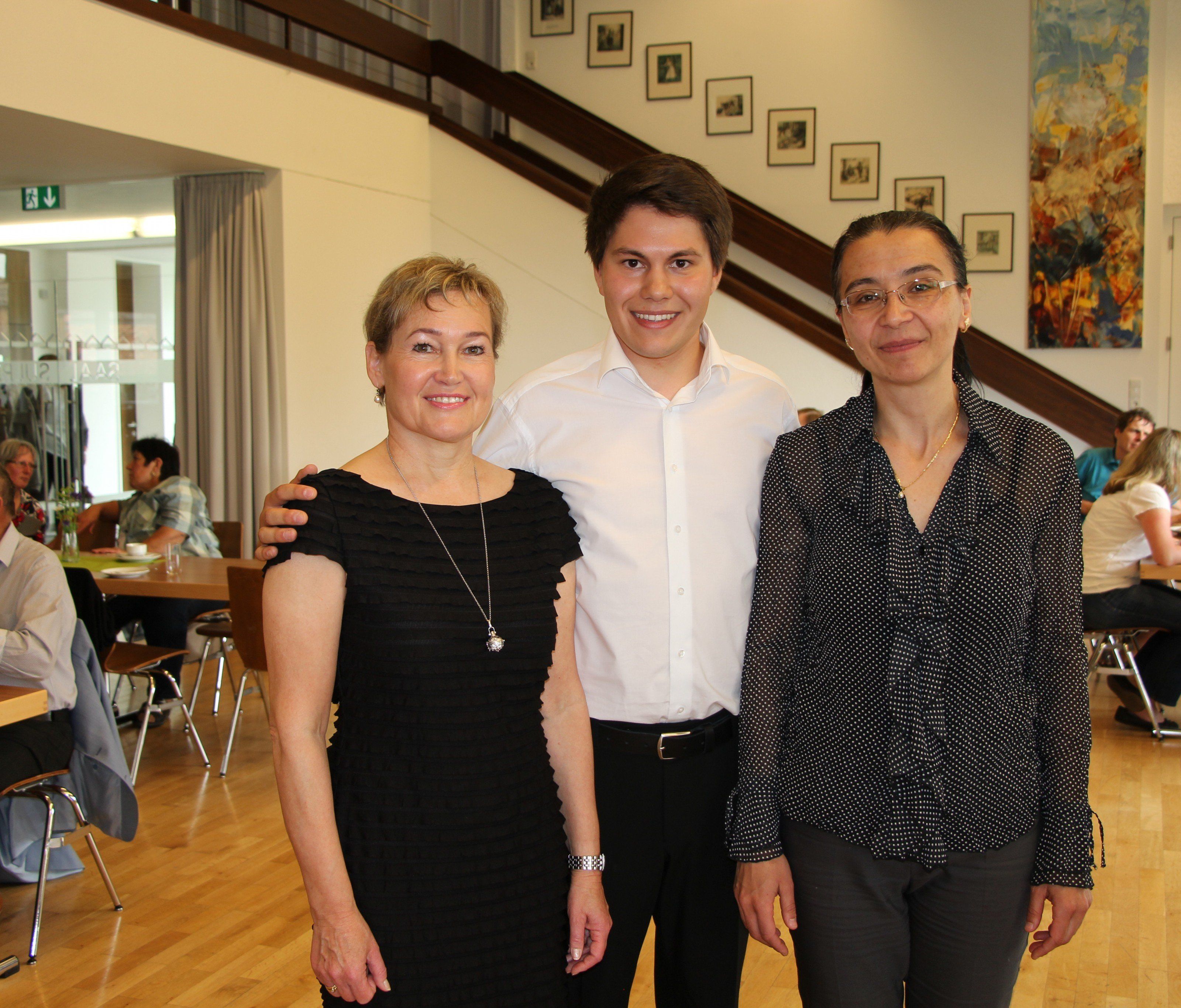 Birgit Plankel, Johannes Schmid und Danaila Deleva. Birgit Plankel, Johannes Schmid und Danaila Deleva.