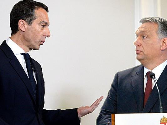 Christian Kern ist kein Freund der Politik des ungarischen Premiers Viktor Orban.