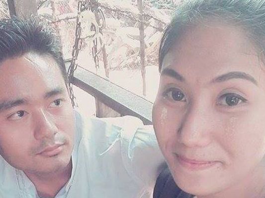 Maung Saungkha mit seiner Freundin Shar Yamone. Maung Saungkha mit seiner Freundin Shar Yamone.