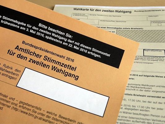 Bei den Briefwählern konnte Van der Bellen ordentlich punkten. Bei den Briefwählern konnte Van der Bellen ordentlich punkten.