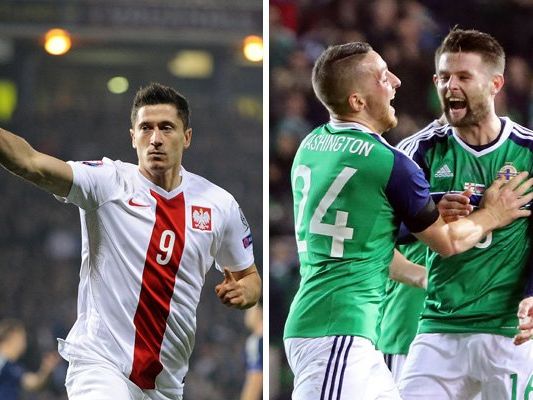 Polen trifft in Runde eins der EM-Gruppe C auf Nordirland. Polen trifft in Runde eins der EM-Gruppe C auf Nordirland.