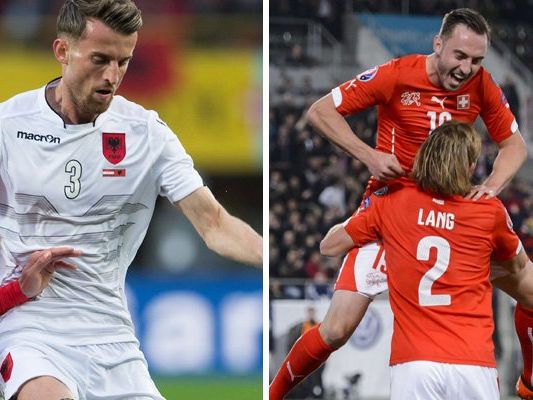 Albanien trifft in Runde eins der EM-Gruppe A auf die Schweiz. Albanien trifft in Runde eins der EM-Gruppe A auf die Schweiz.