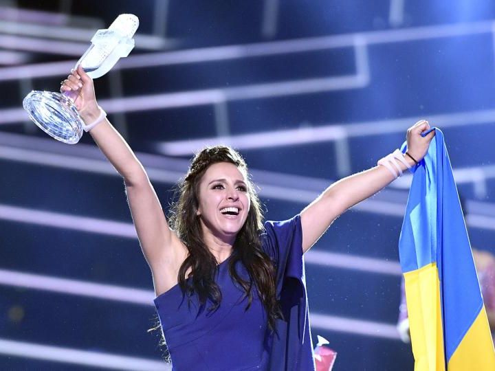 Jamala gewann für die Ukraine den Song Contest 2016. Jamala gewann für die Ukraine den Song Contest 2016.