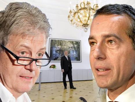 Gerhard Zeiler und Christian Kern gelten als Favoriten für den SPÖ-Vorsitz