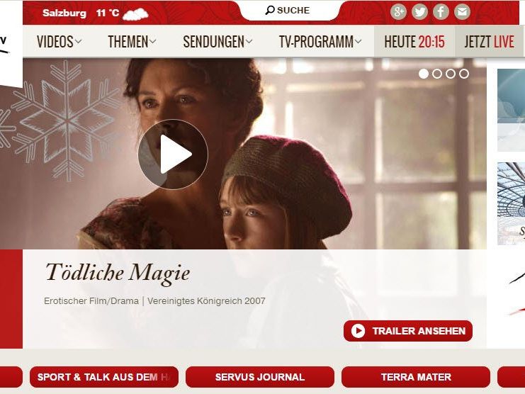 Servus "Servus TV": Red-Bull-Sender stellt Betrieb ein. Servus "Servus TV": Red-Bull-Sender stellt Betrieb ein.