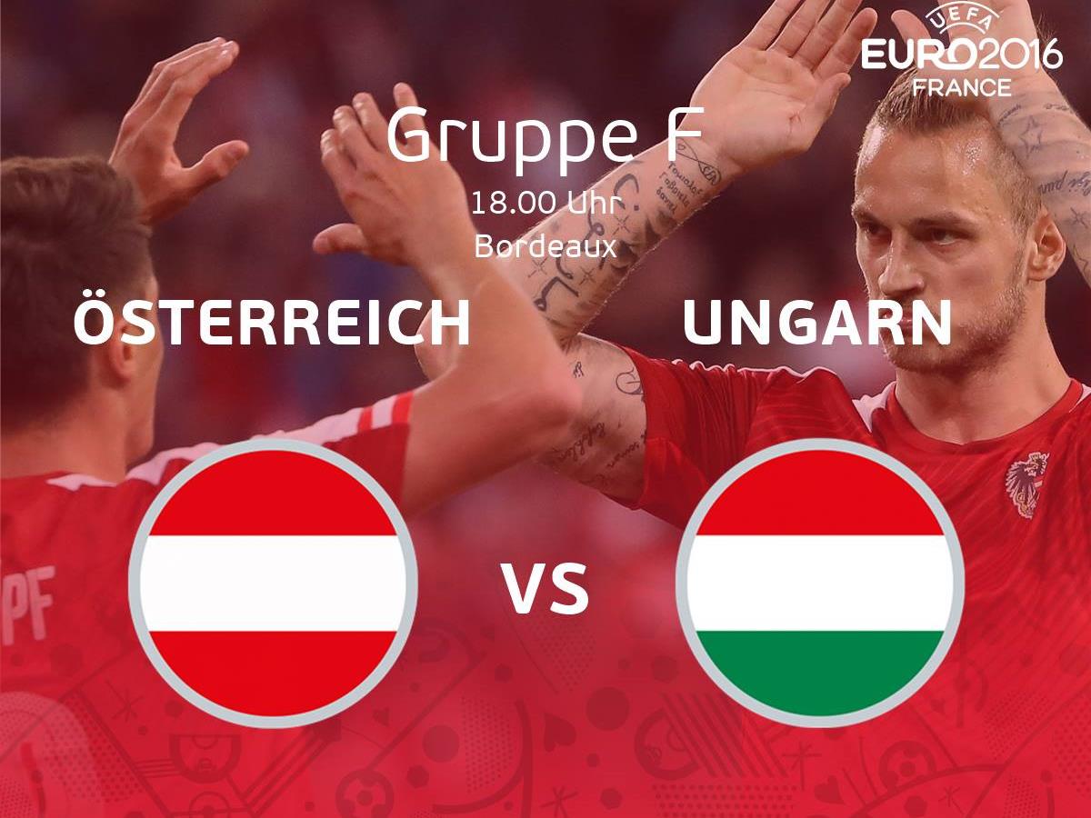 Heute tritt ab 18:00 Uhr die Österreichische Nationalmannschaft gegen Ungarn zum ersten mal an!