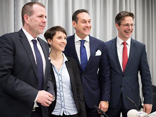 AfD und FPÖ vereinbarten bereits im Februar eine Kooperation