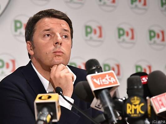 Premier Renzi ist empört