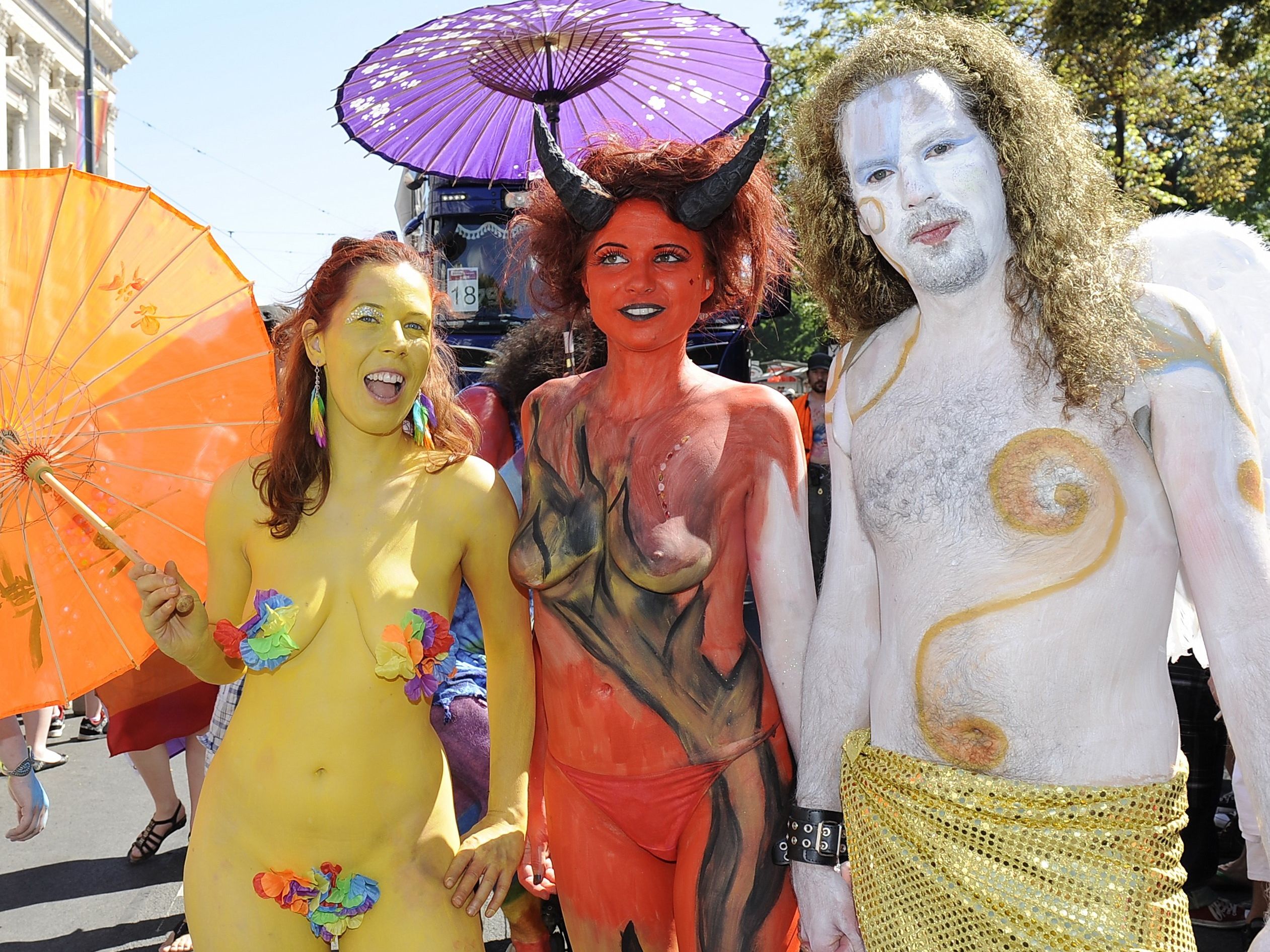 Archivbild: Regenbogenparade in Wien.