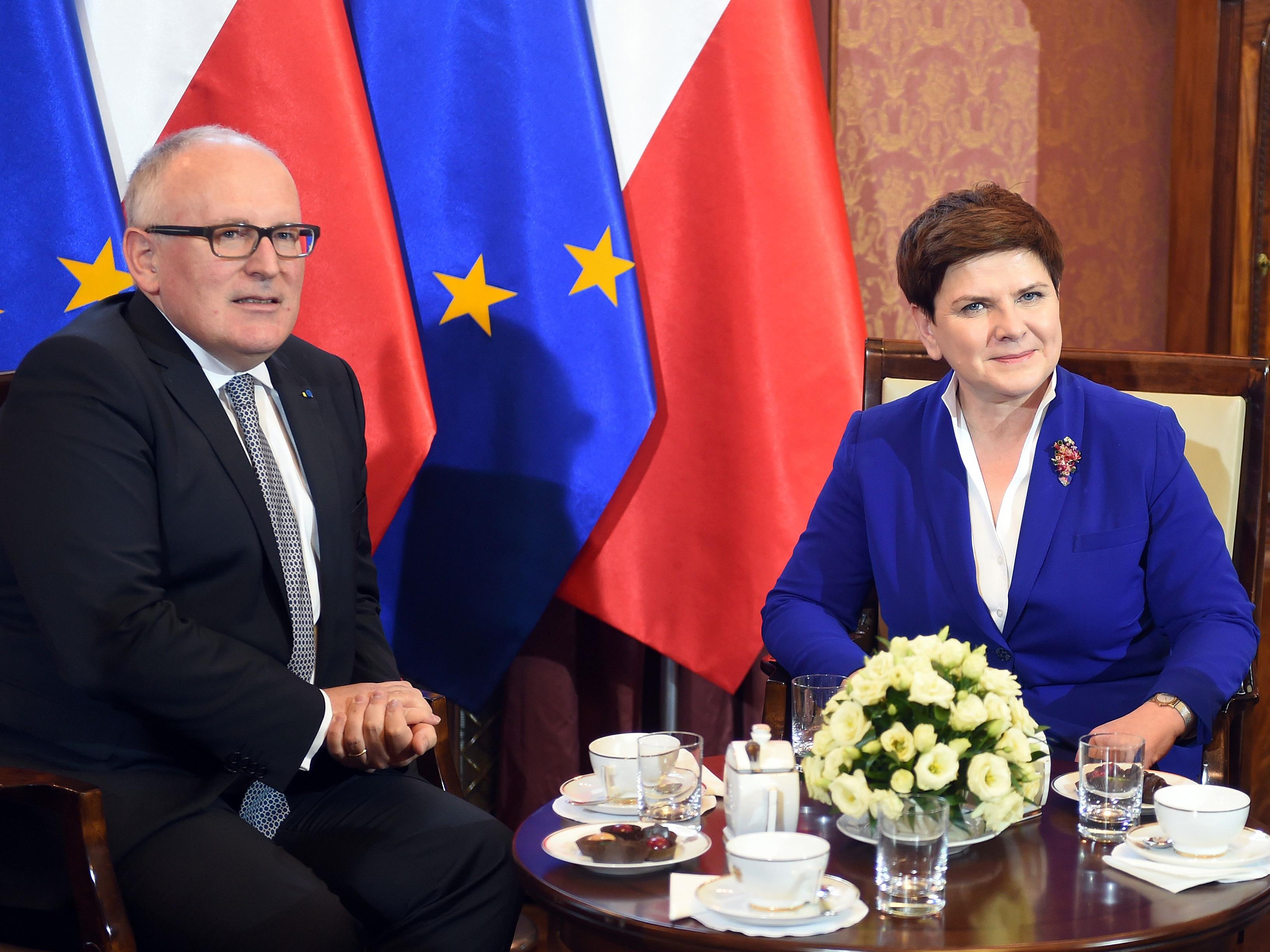 Der Streit zwischen Polen und der EU-Kommission um die Justizreform in Warschau eskaliert.