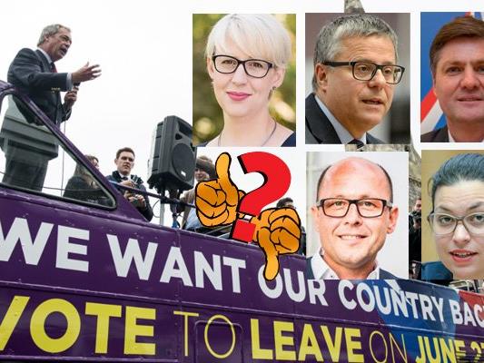 "In or Out": Am Donnerstag stimmen die Briten über den Brexit ab.