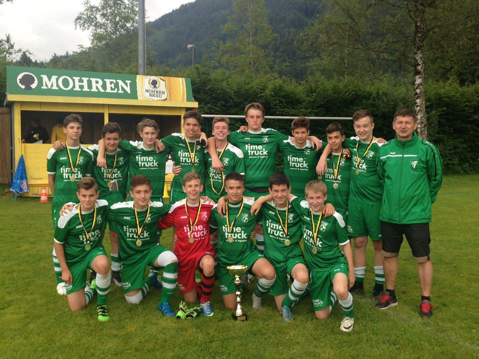 Siegermannschaft U15 - Dornbirn SV U15