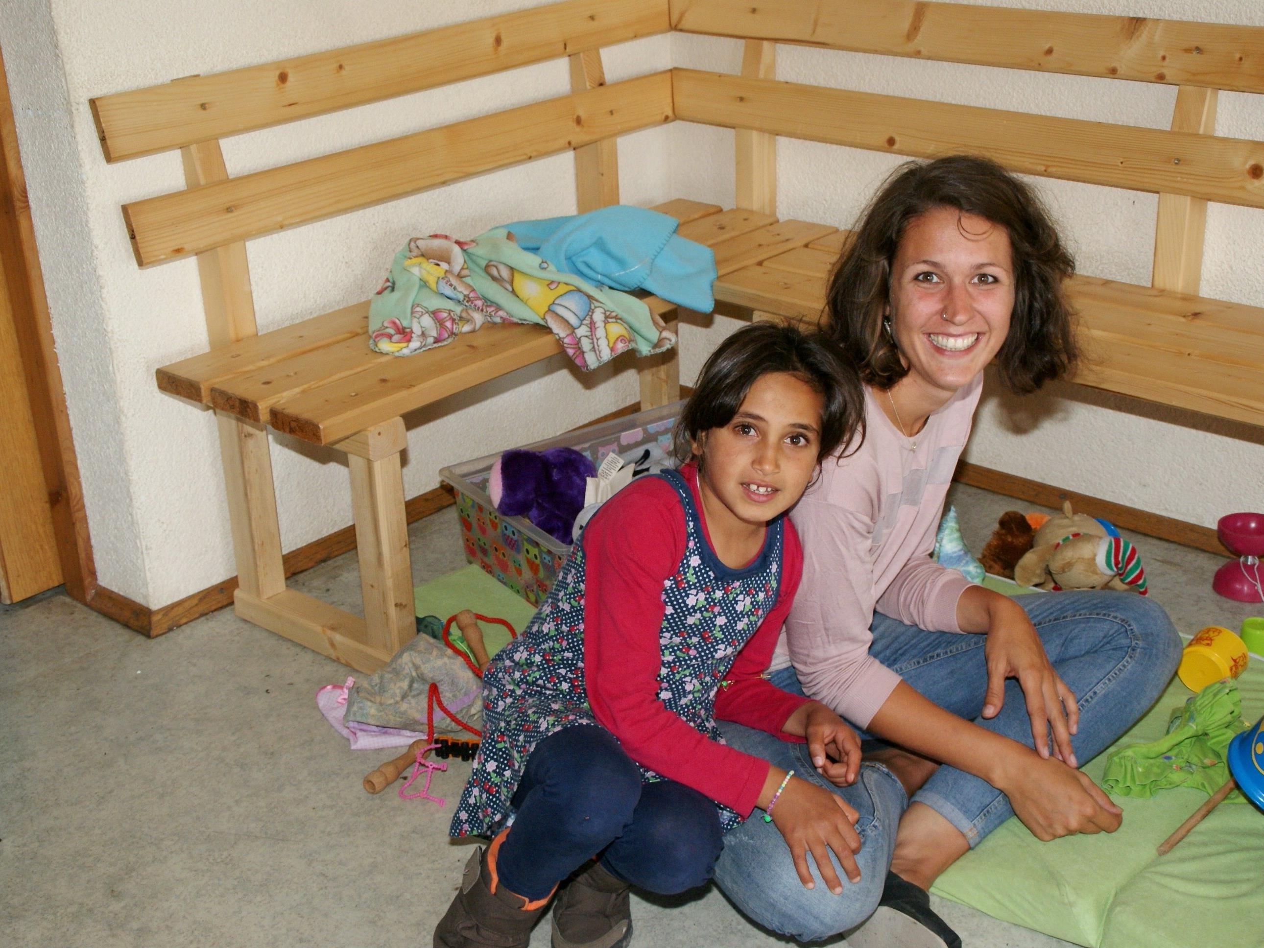 Am Weltflüchtlingstag spielten die Pfadi mit den Kindern im Pfadiheim