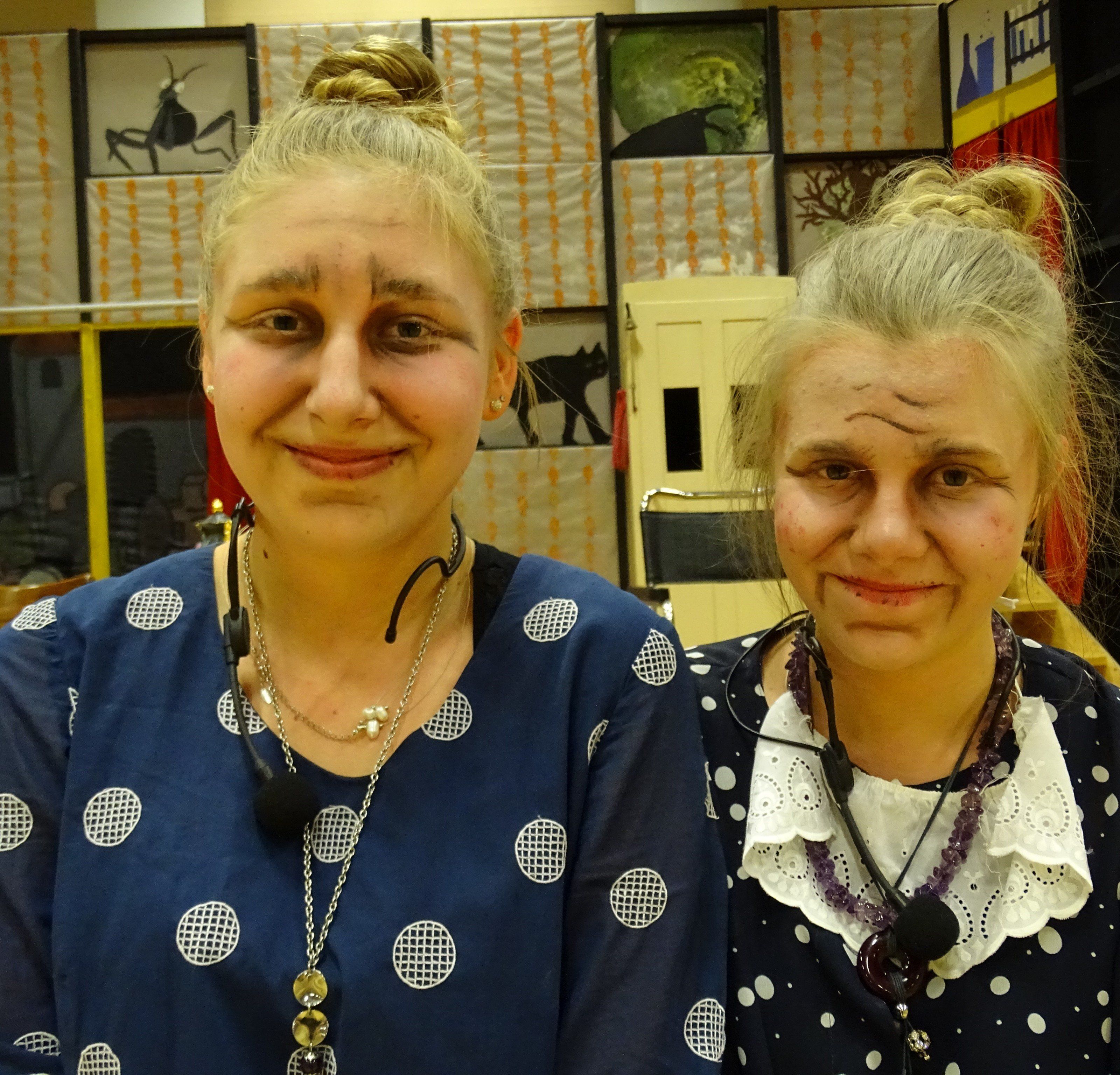 Die beiden mordlüsternen Schwestern: wunderbar gespielt von Sarah Schönbacher und Michelle Dür. Die beiden mordlüsternen Schwestern: wunderbar gespielt von Sarah Schönbacher und Michelle Dür.