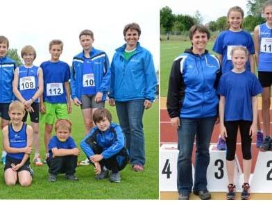 Hofsteig Leichtathletik-Kids beim Wettkampf in Lustenau